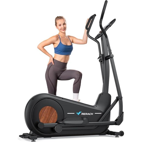 Merach Elliptical Machine with Magnetic Drive System