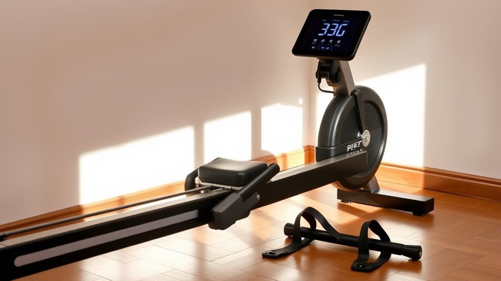 magnetic rowing machine features