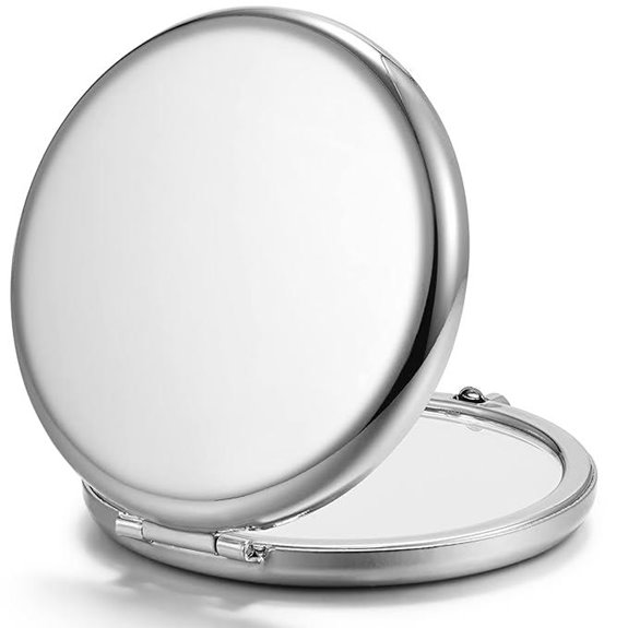 Double-Sided Pocket Mirror with Magnification