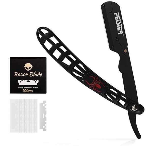 Professional Men's Straight Razor Kit with Blades