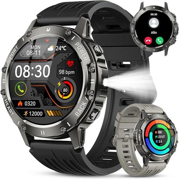 Smart Watch for Men Fitness Tracker and Call