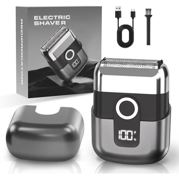 Electric Foil Shaver for Men with LED Display