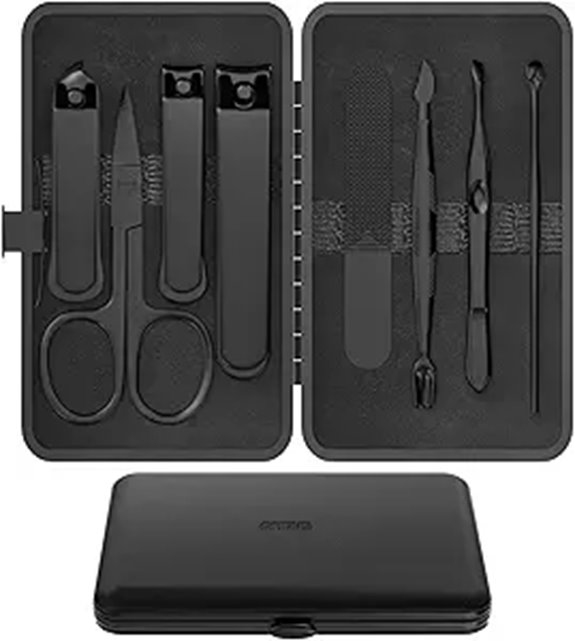 Men’s Travel Nail Grooming Kit with Clippers & Tools