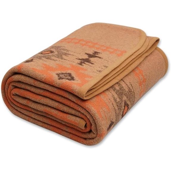 ACUSHLA Merino Wool Blanket All-Season 79x63