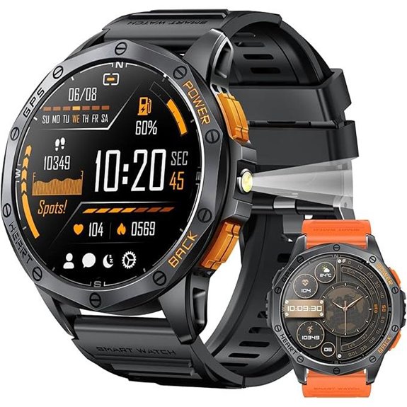 Military Smart Watch with GPS and 170+ Sport Modes