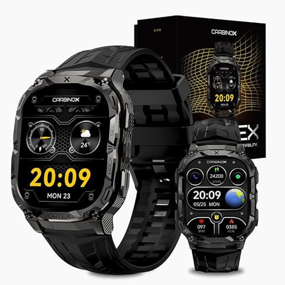 CARBINOX Vortex Smartwatch - Military-Grade Fitness Tracker