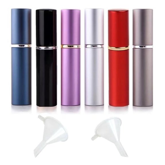 Golf 6-Pack Mini Refillable Perfume Atomizer Set