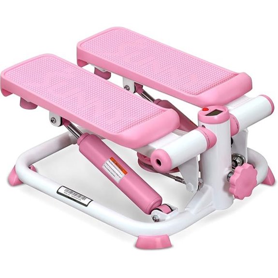 Sunny Health & Fitness Mini Stepper with App & Resistance