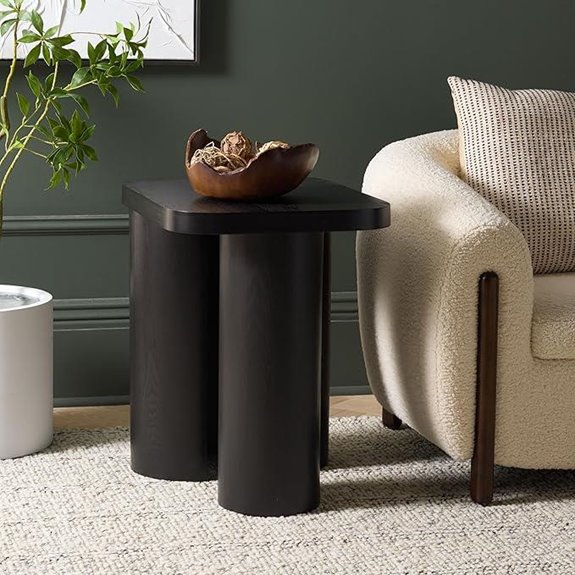 SAFAVIEH Ahani Modern End Table with Cylinder Legs