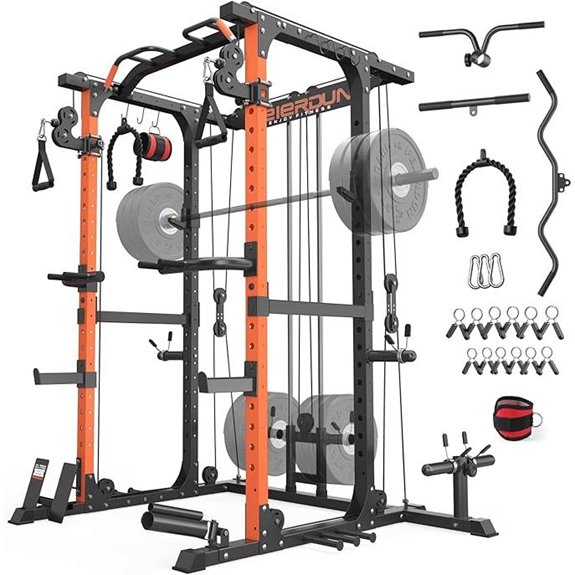 FEIERDUN Power Cage Multi-Function Squat Rack