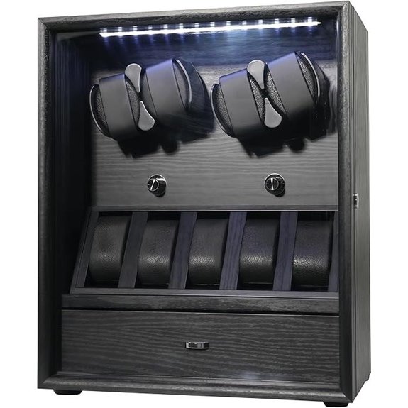 Oryx Watch Winder for 4/6/9 Watches with Storage
