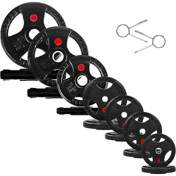 Fitvids Olympic Cast Iron Weight Plates Set