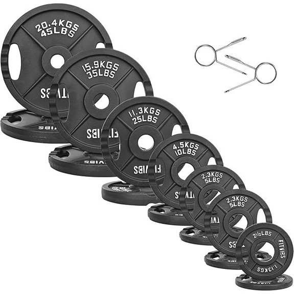 Fitvids Olympic 2-Inch Weight Plates Set