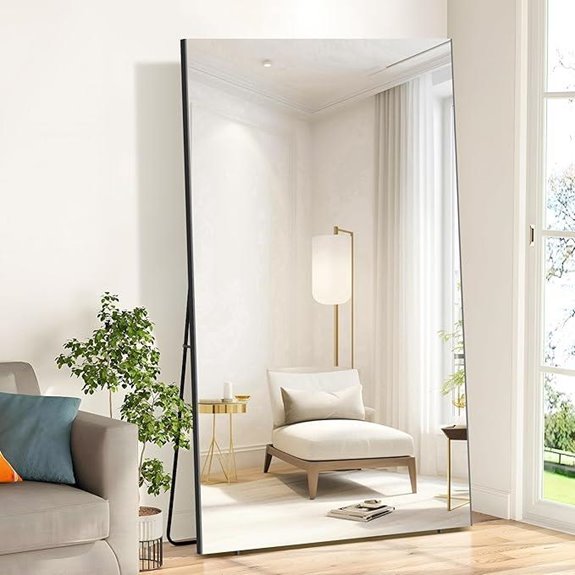 Brisafe 71x40 Oversized Shatterproof Full Mirror