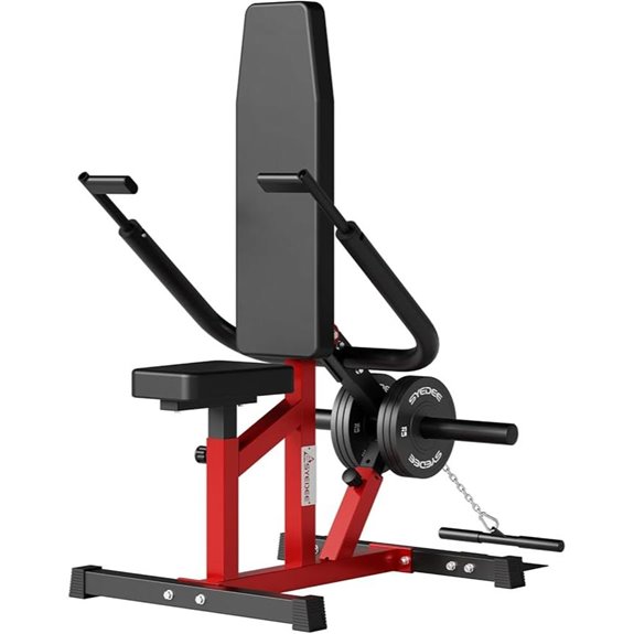 Plate-Loaded Seated Dip Machine for Triceps and Chest