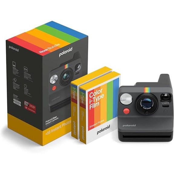 Polaroid Now Instant Camera + Film Bundle