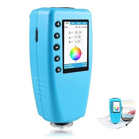 Handheld Portable Colorimeter with True-Color Display