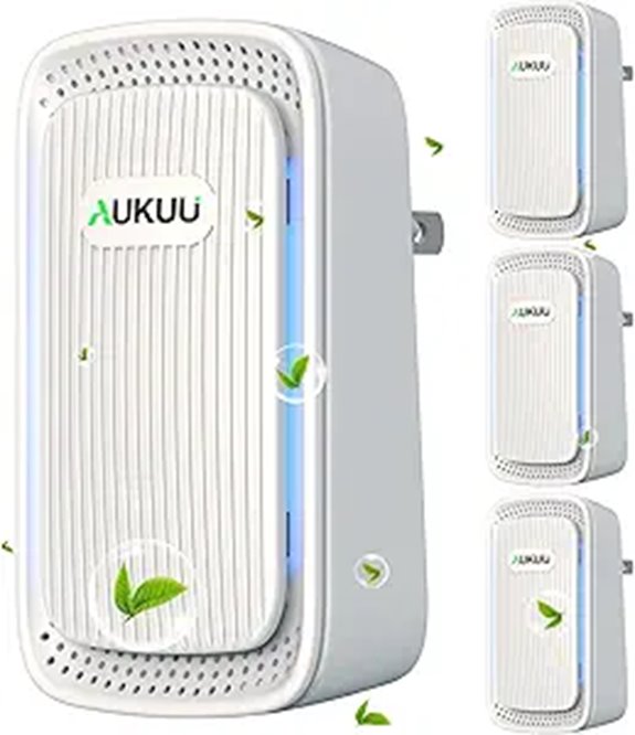 Air Ionizers 4 Pack - Portable Negative Ion Purifiers