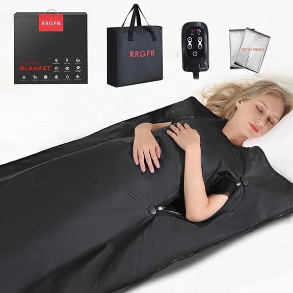 Portable Infrared Sauna Blanket for Detox and Relaxation