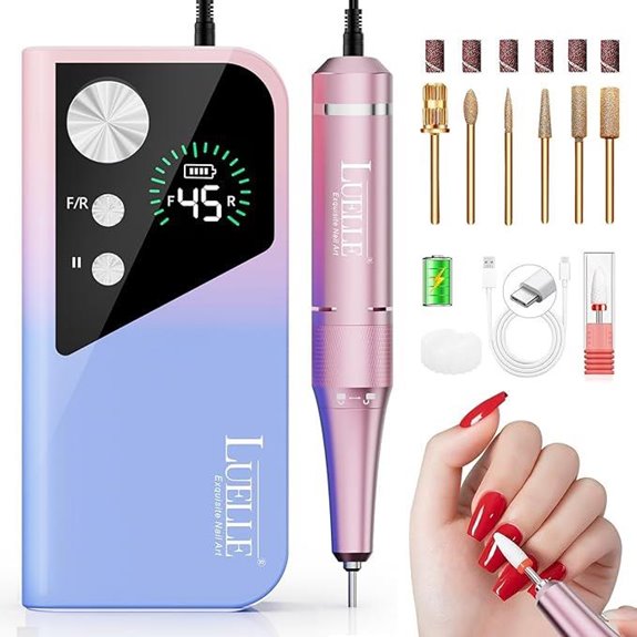 Luelle Rechargeable Electric Nail Drill Kit
