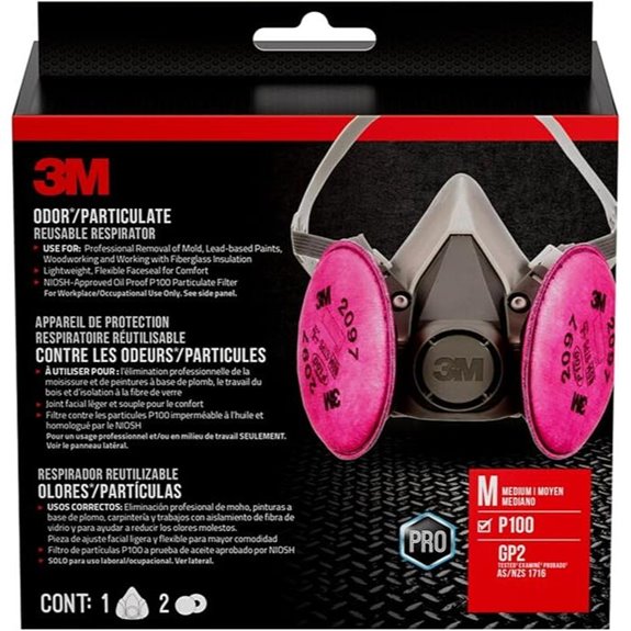 3M P100 Respirator for Mold & Lead Removal