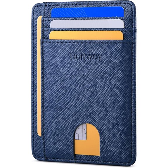 Buffway RFID Blocking Leather Wallet for Men and WoMen