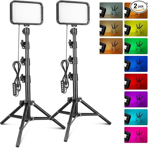 Torjim RGB Video Lighting Kit with Tripod