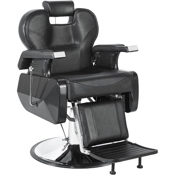 Heavy Duty Hydraulic Barber Chair for Salons