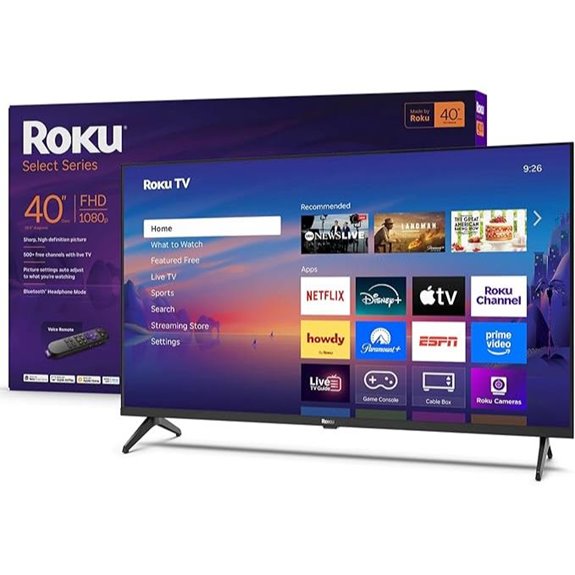 Roku Smart TV 2025 - 40-Inch 1080p LED