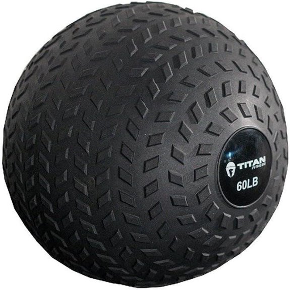 Titan Fitness Rubber Slam Ball for Weight Training