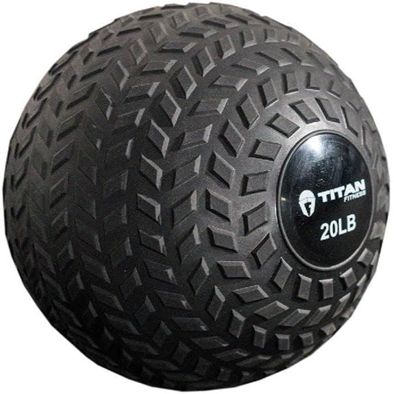 Titan Fitness Rubber Slam Ball for Workouts