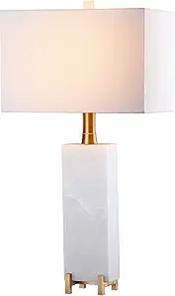 Safavieh Sloane Alabaster & Brass 30-inch Table Lamp