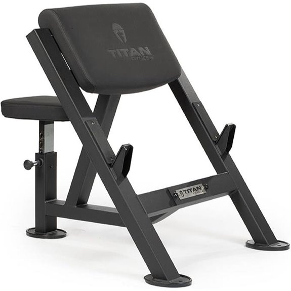 Titan Fitness Seated Preacher Curl Bench
