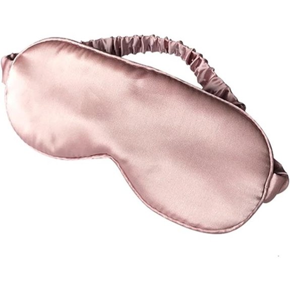 LULUSILK Silk Sleep Eye Mask with Elastic Strap