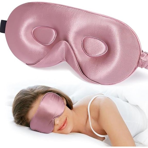 LitBear 100% Mulberry Silk Sleep Mask with Adjustable Strap