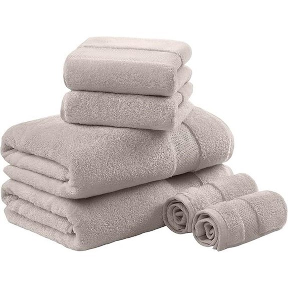 Madison Park Turkish Cotton Towel Set 6 Pieces