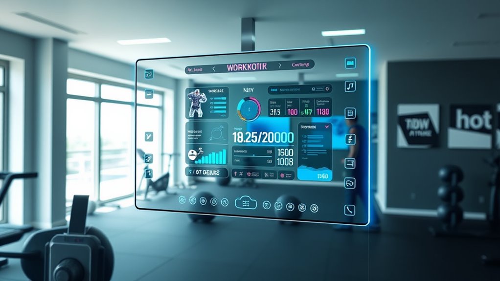 smart fitness mirror features