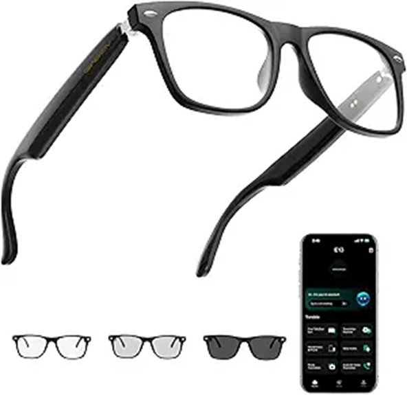 AI Smart Glasses with Bluetooth Translation and Music