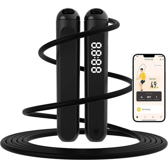 Jump Rope with Counter and App for Fitness