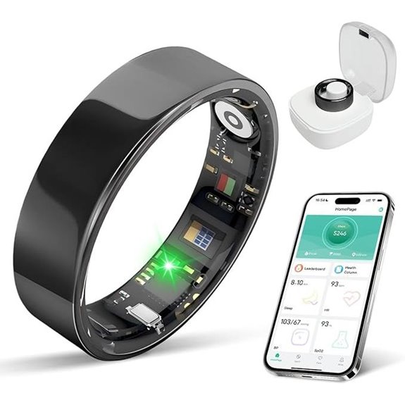 Smart Ring Health Tracker for iOS & Android