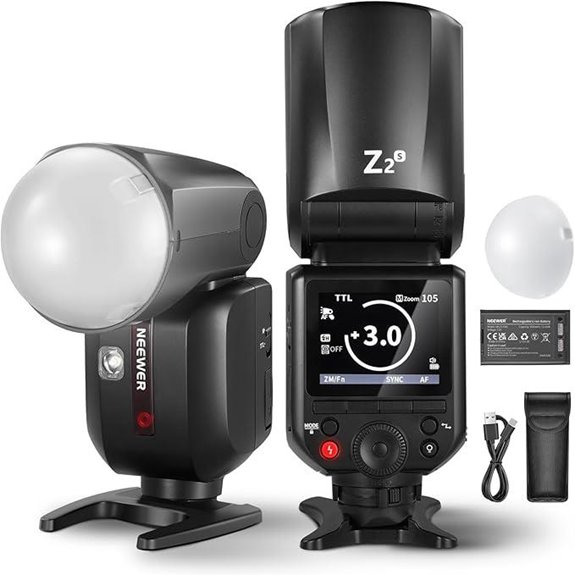 NEEWER Z2-S TTL Round Head Flash Speedlite for Sony