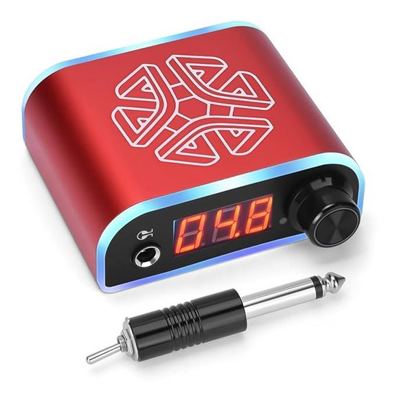 ATOMUS Tattoo Power Supply with Pedal and Lights