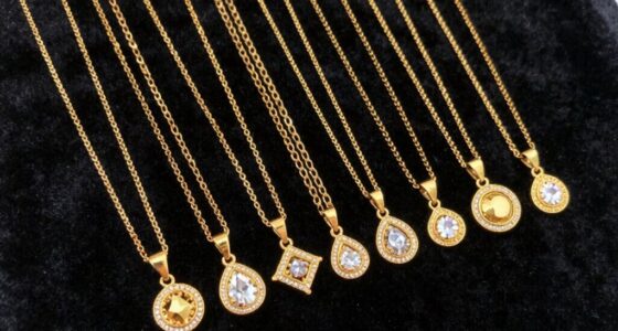top 15 gold plated necklaces