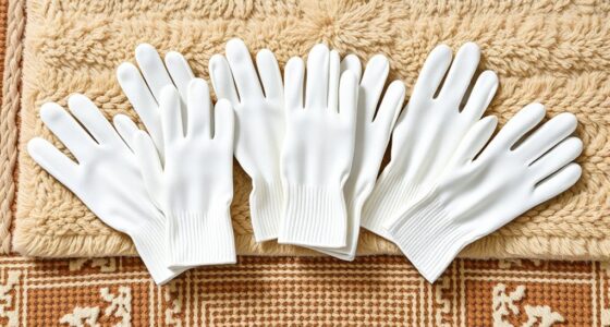top cotton gloves and rugs