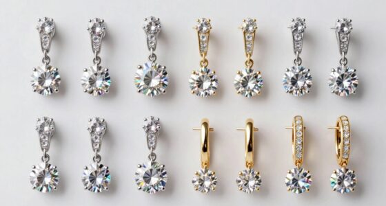 top diamond simulant earrings