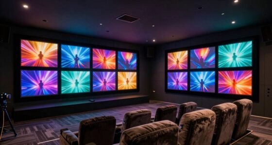 top fixed frame projector screens