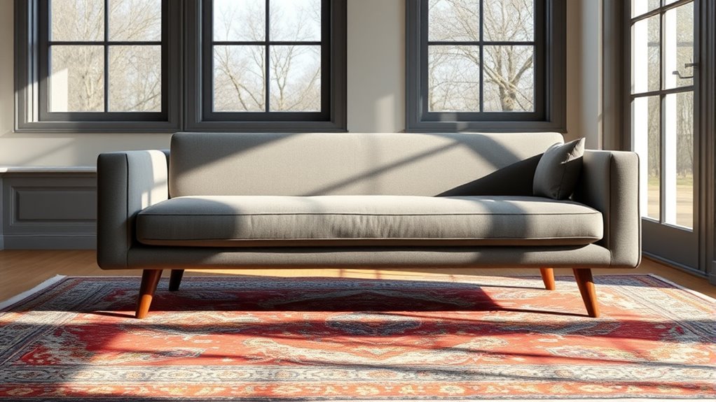 top low profile rug sofas