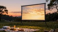 top portable projector screens