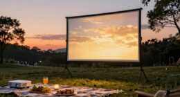 top portable projector screens