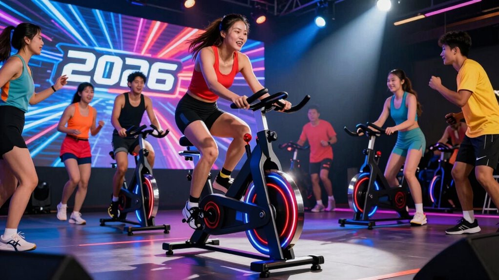 top spin bike commercials